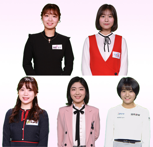 5인의 태극 여전사, ‘여자바둑 삼국지’ 황룡사배 출격!