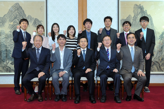 바둑 국가대표, 국무총리 초청 오찬 간담회 참석