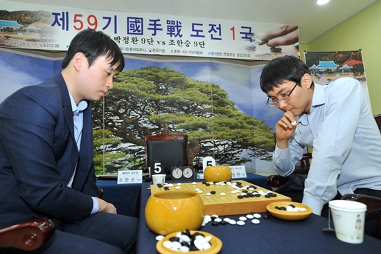 국수 박정환, 도전1국에서 선취점 기록